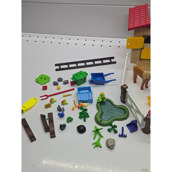 Playmobil Country Farm House Barn Stable Animals Figures Accessories Set - Picture 3 of 5
